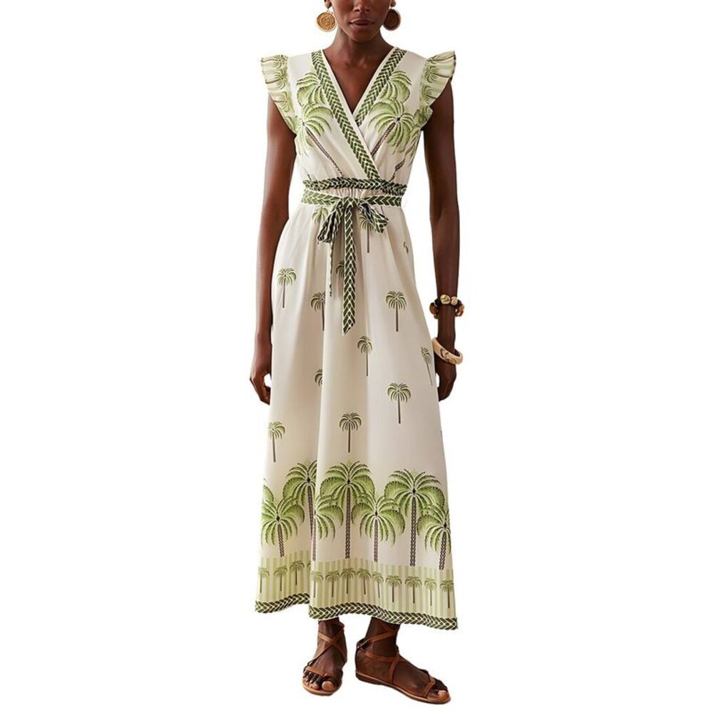 Camila Blanco Womens  Midi Dress